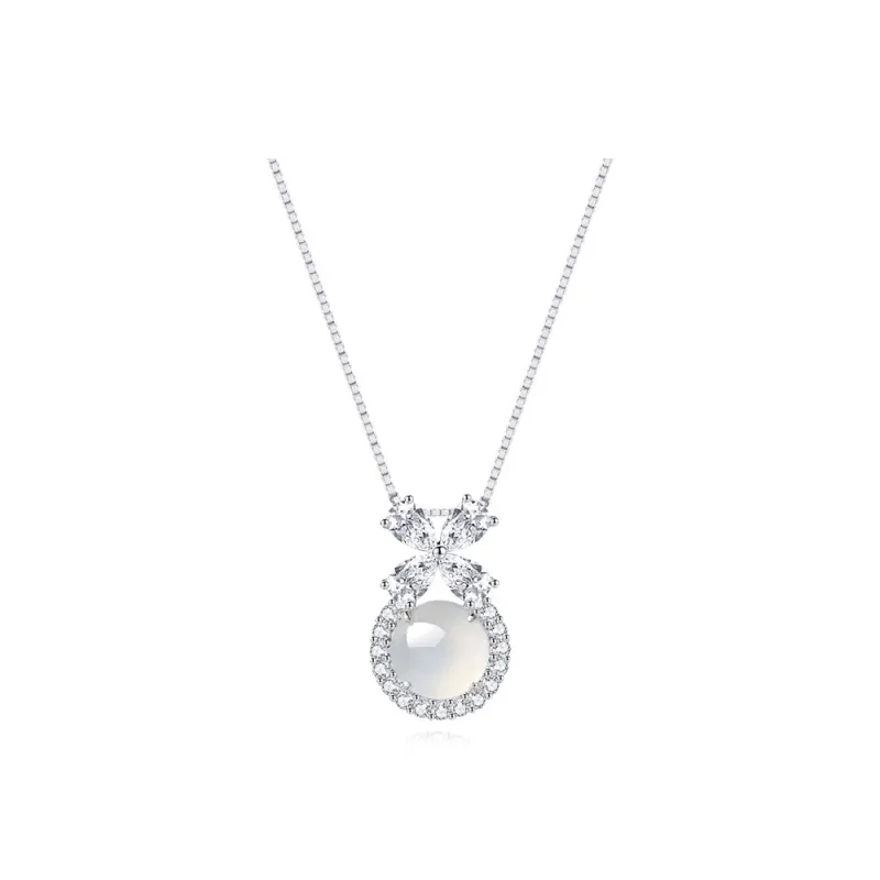 Love Jewelry Chalcedony Necklaces Unisex-0