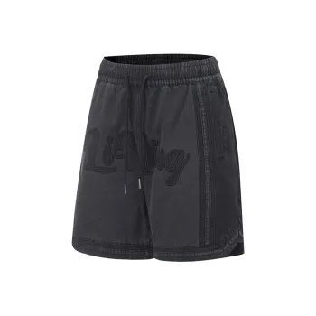 LiNing Denim Shorts Men's Black