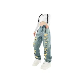 FAR BACK Jeans Unisex Washed Blue