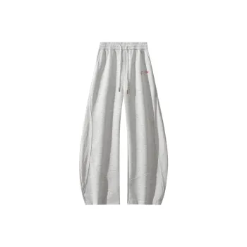 Tre Club Casual Pants Unisex White Gray