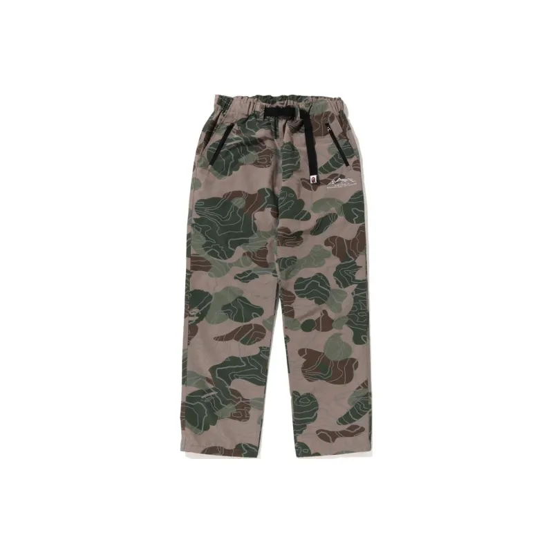Bape Layered Line Camo Track Pants-0