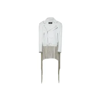 DSQUARED 2 Fringed Leather Jacket