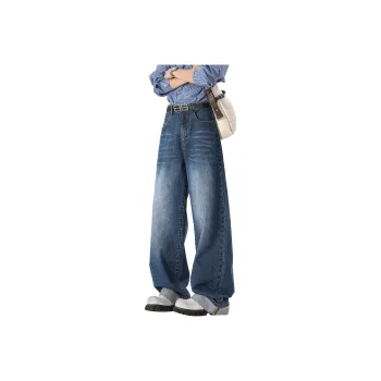 JUNGLE PANDA Jeans Unisex Medium Blue