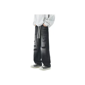 JUNGLE PANDA Jeans Unisex Black