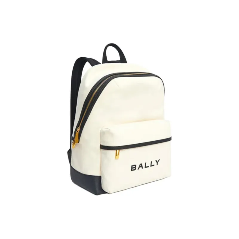 BALLY Cow Leather Backpack Unisex White-1