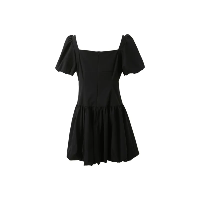 3COLOUR Short Sleeved Dress Women's Classic Black-1