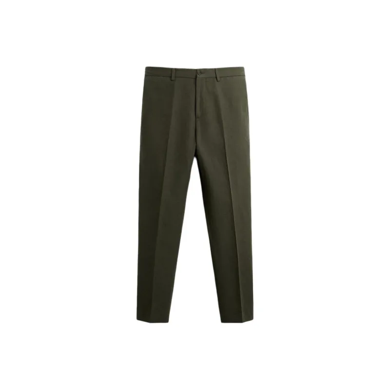 ZARA Suit Trousers Men Khaki-0
