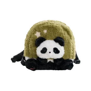 Holding Bamboo Polyester Backpack Medium Size Women's Green