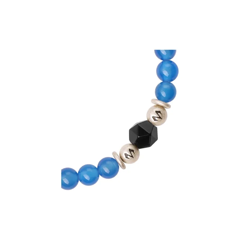 BABAMA Blue Agate Bracelets Unisex-3