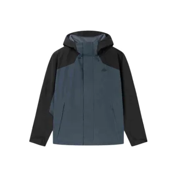 361° Trench Coat Men's Magpie Cyan Gray