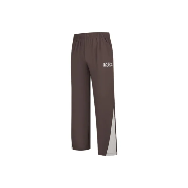 QIAODAN Basketball Collection Casual Pants Men's Van Dyke Brown/Plume Gray-0