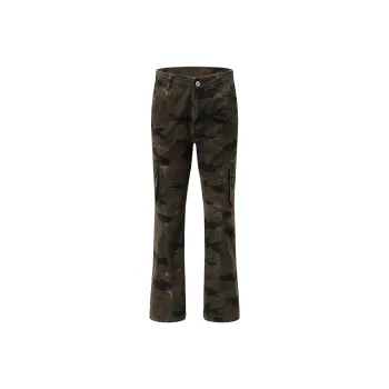 Ghost Mask Cargo Pants Unisex Camouflage