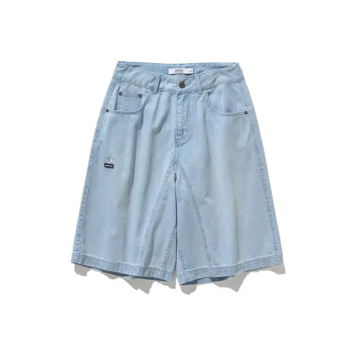 Nautica White Sail Nautica White Sail SS24 Denim Shorts Unisex Light Blue