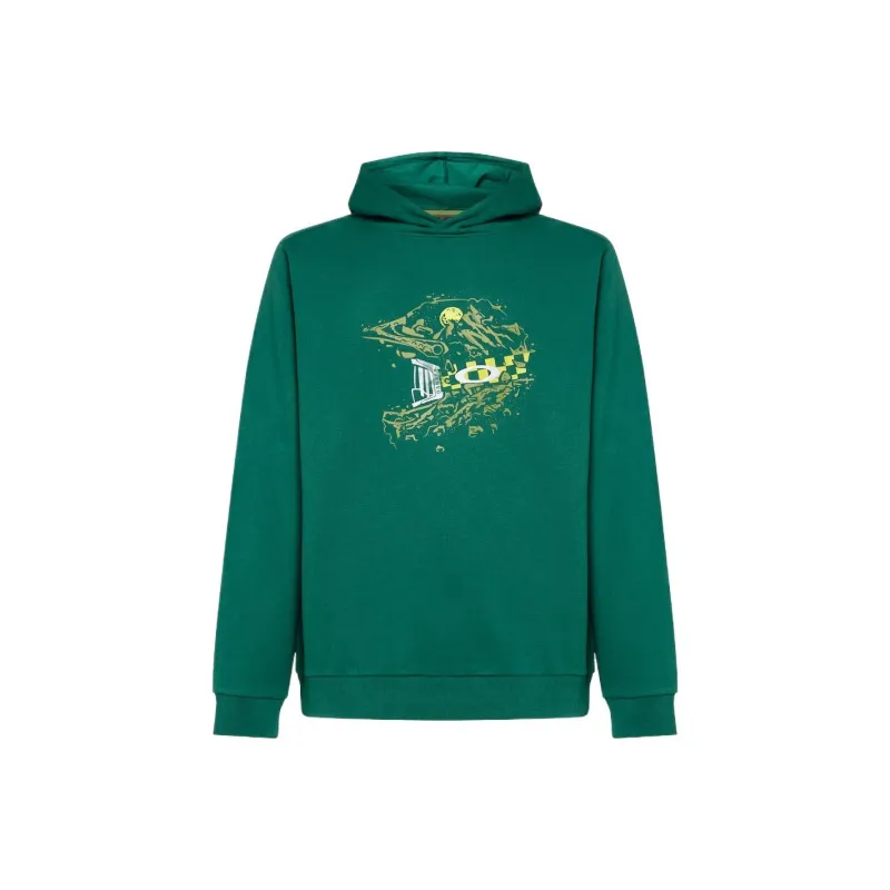 Oakley Finish Line Hoodie Sweatshirt Men's Emerald Green-0