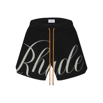 RHUDE Knit Logo Short
