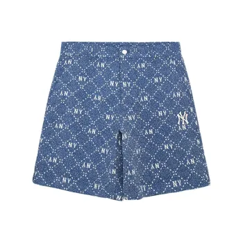 MLB Denim Shorts Men Indigo