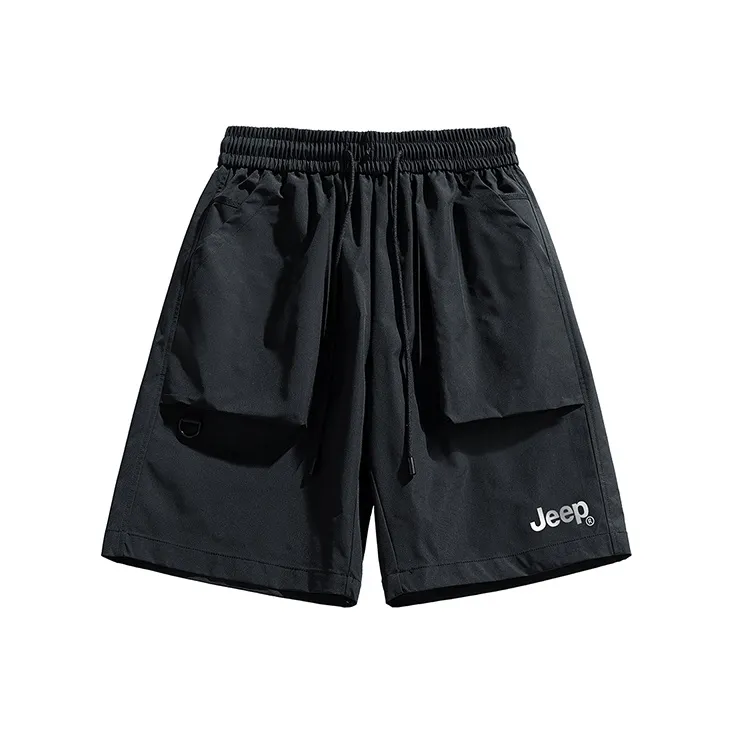 Jeep Dopamine Dressing Quick Dry Five Button Workwear Casual Shorts Unisex-3