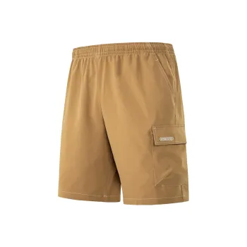 Erke Cargo Shorts Men Chestnut Brown