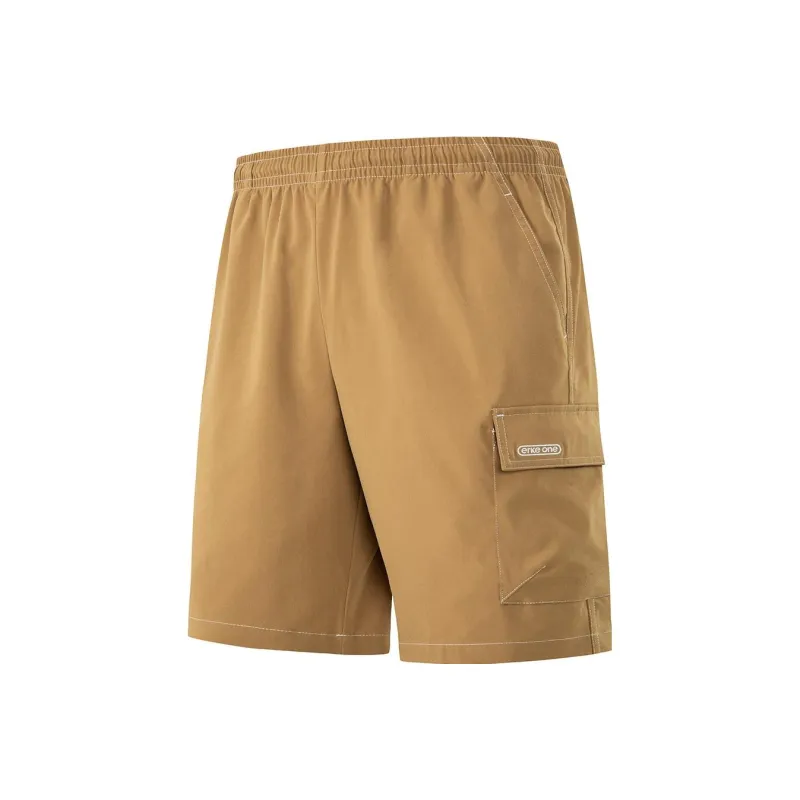 Erke Cargo Shorts Men Chestnut Brown-0