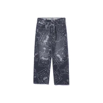 Spongebob Squarepants X XLARGE Sponge Baby, Collaboration Jeans Unisex