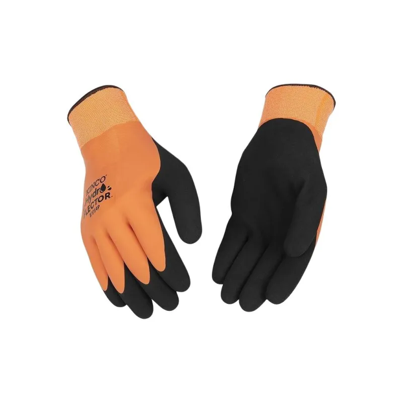 KINCO Latex Gloves Unisex Orange-0