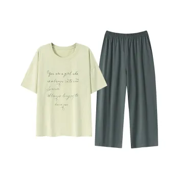 FENTENGCARE Pajama Set Women's Light Green