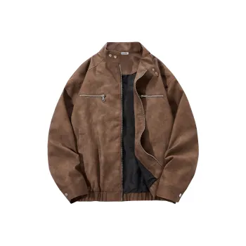 Rolling Money Leather Jacket Unisex