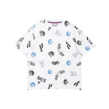 JACK JONES· JACK&JONESxNBA T Shirt Men's A06 Raw White