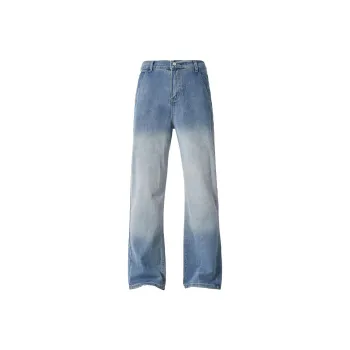 LANGWEIZHE Jeans Unisex Light Blue