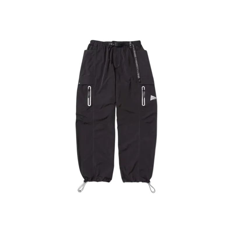 And Wander X Gramicci Casual Pants Unisex Black-0