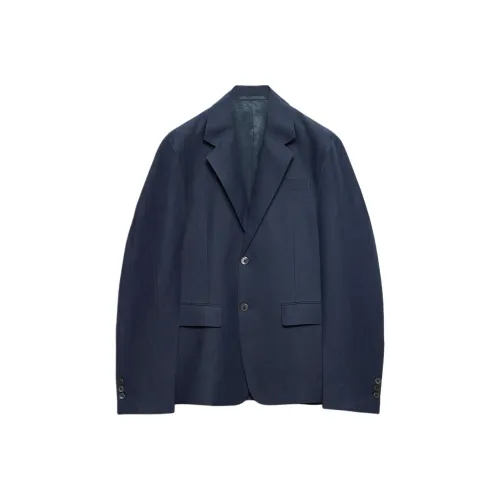 PRADA Jackets & Coats Men's Marine Blue