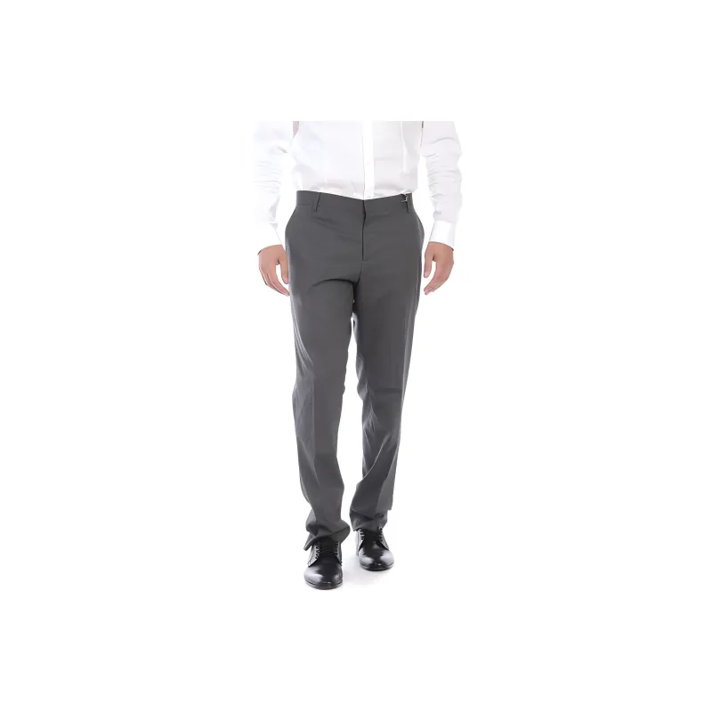 DANIELE ALESSANDRINI Suit Trouser Men's Gray-0