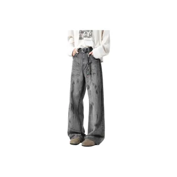 Poshbrain Jeans Unisex Wasteland Gray