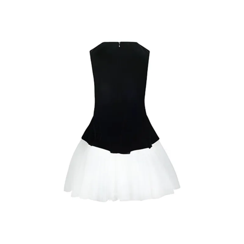 JOSR Sleeveless Dress Women's Black-1