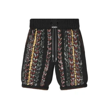 AMIRI Braided Bandana Shorts