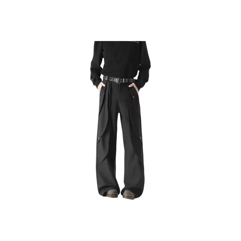 FORCEPULR Casual Pants Unisex Black-6