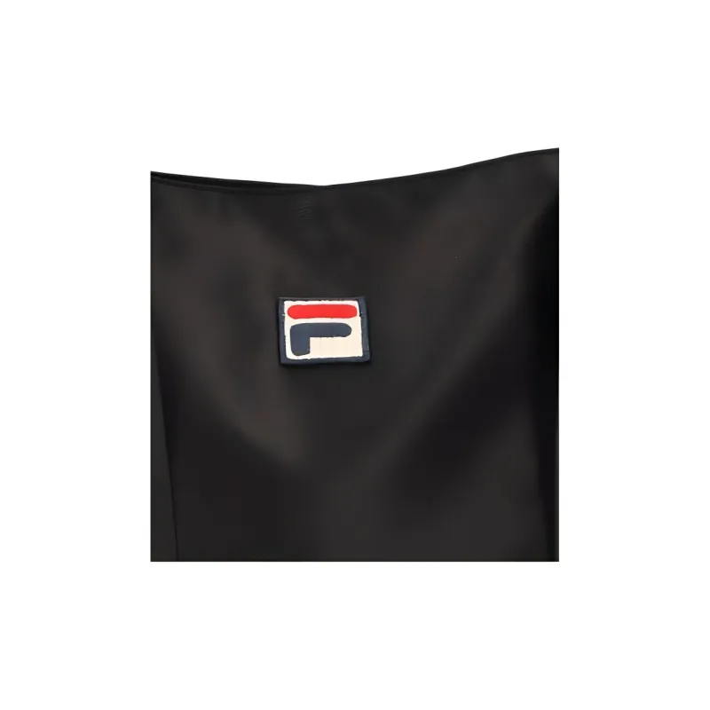 FILA Polyester Tote Bag Shopping Bag Shoulder Bag Handbag Small Size Unisex Black-2