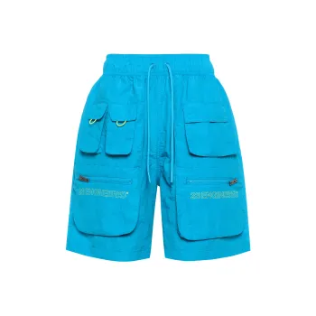 Jordan Men's Engineed Ventilate Utility Woven Shorts Blue