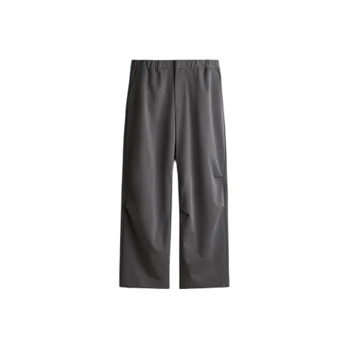 H&M New Year Casual Pants Men Dark Gray