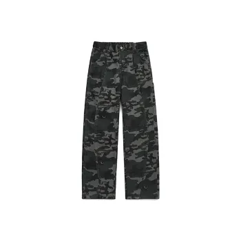 HOKLV Jeans Unisex Camouflage