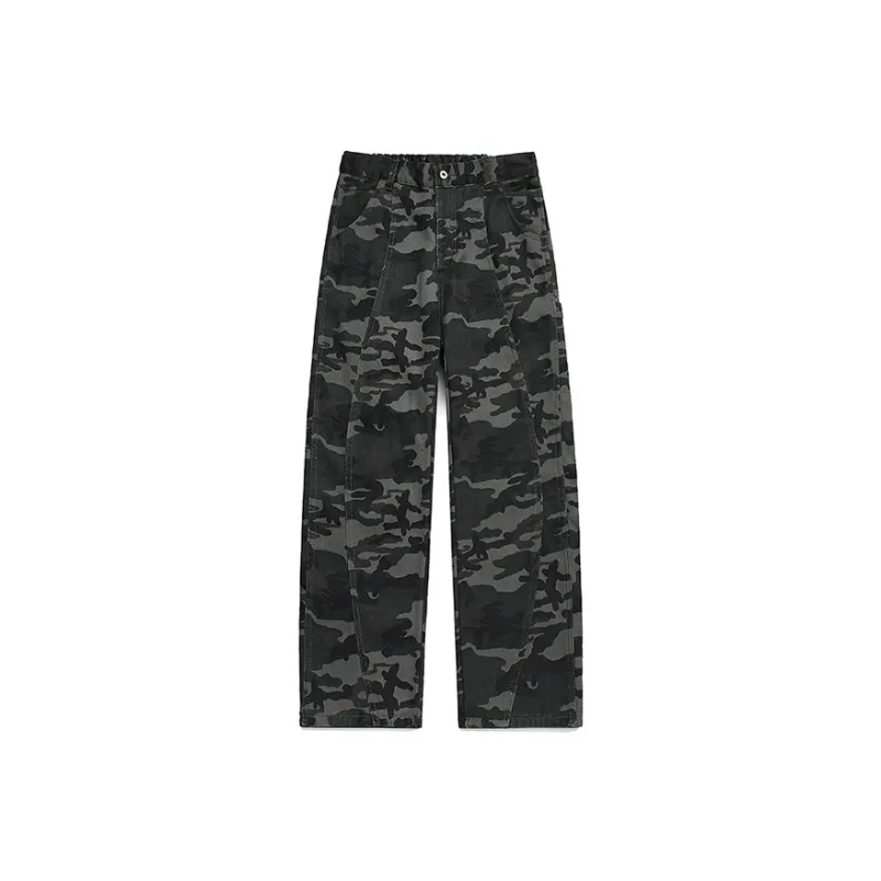 HOKLV Jeans Unisex Camouflage-0