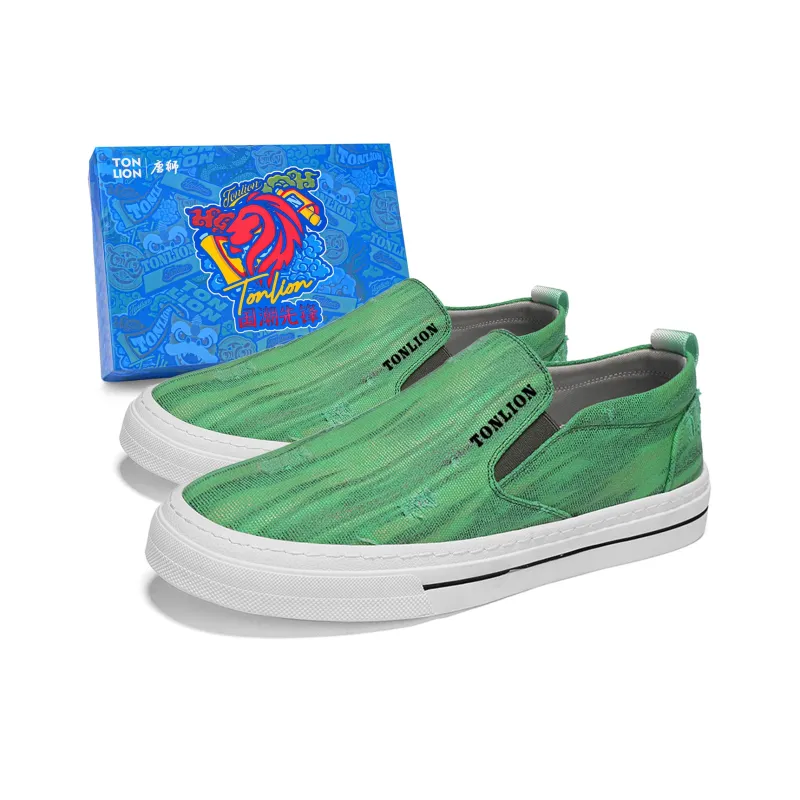Tonlion Slip Resistant, Abrasion Resistant, Breathable, Lightweight Low Top Skateboard Shoes Men's-7