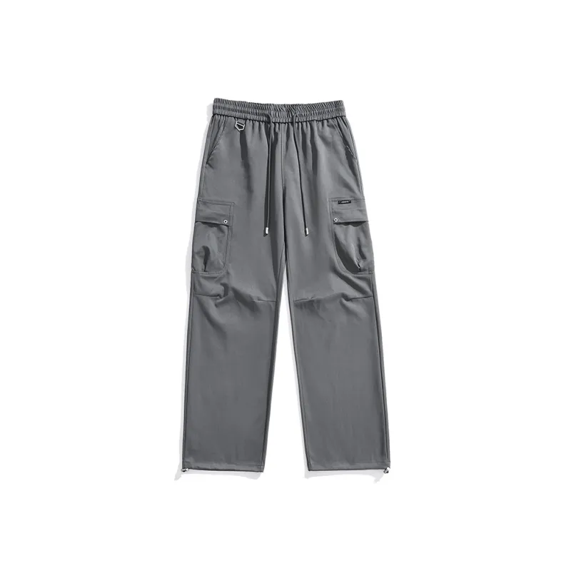 Topland Cargo Pants Unisex Matte Black-4