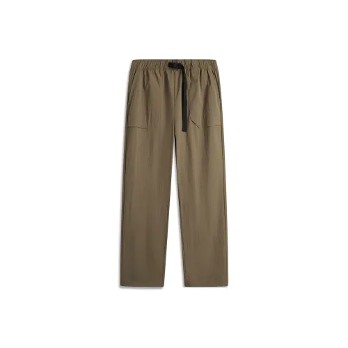 LiNing Sports Life Collection Casual Pants Men's Teak Brown