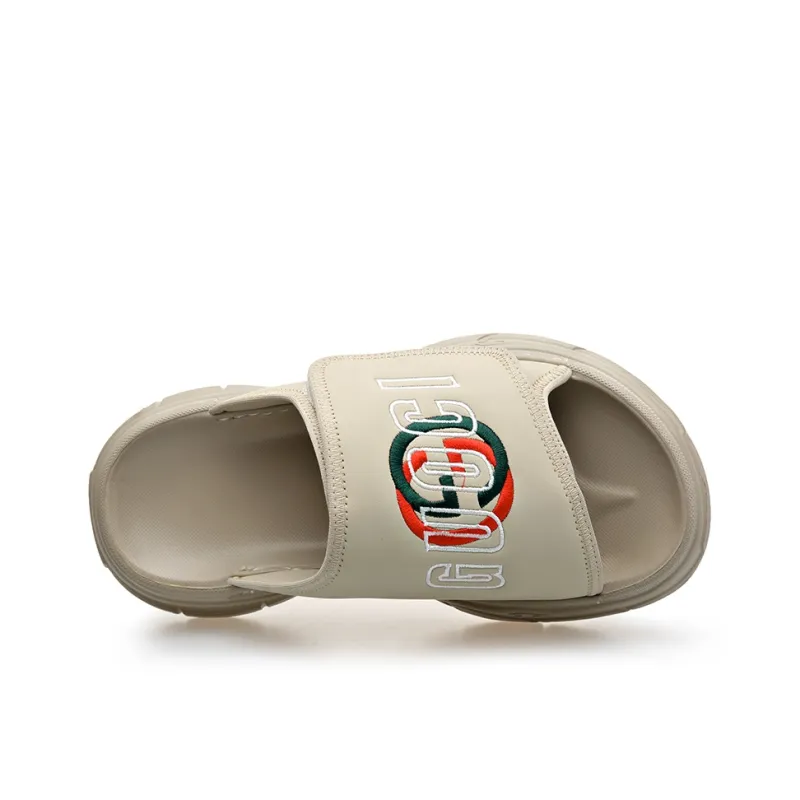 XIAOTOULANG Stitching Slip Resistant Odor Resistant Abrasion Resistant Slide Slippers Men's-9