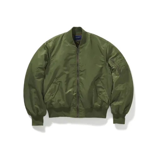 714STREET Puffer Jacket Unisex Army Green