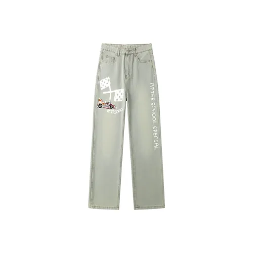 AFTER SCHOOL SPECIAL Jeans Unisex Yellow Mud