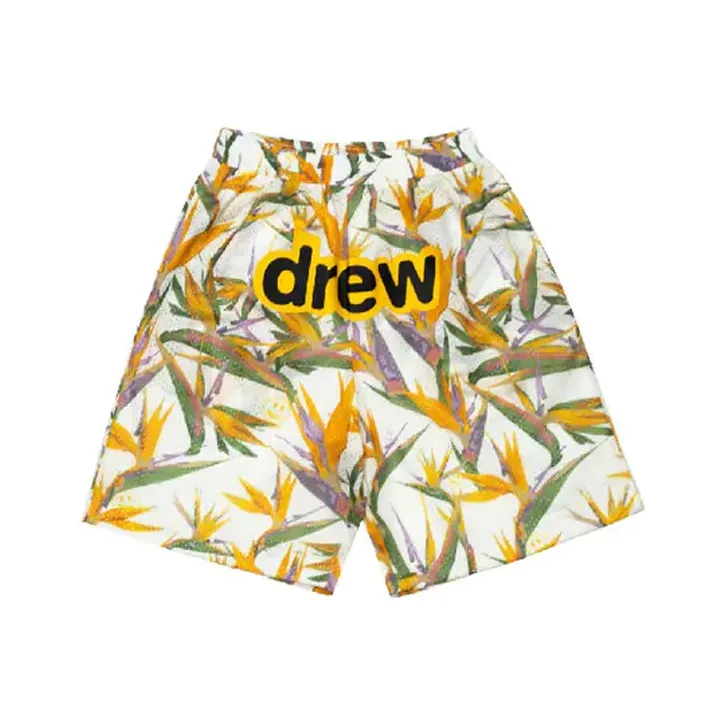 Drew House Letter Logo Series Casual Shorts Unisex Mixed Color-0