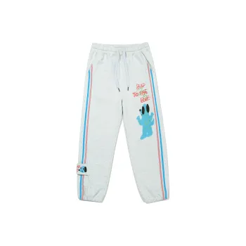 Guuka Casual Pants Men's Floral Apricot