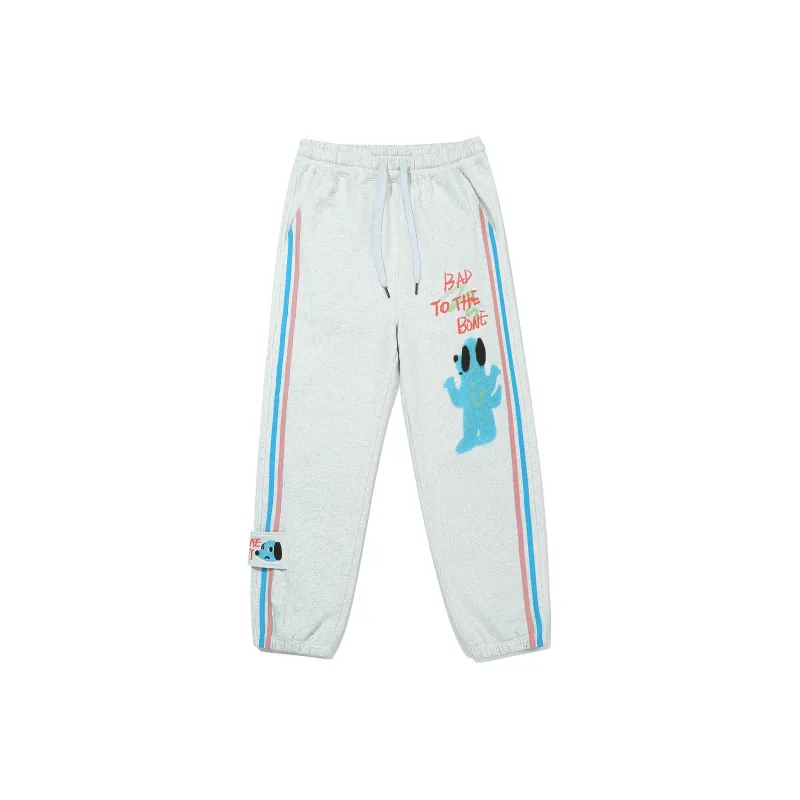 Guuka Casual Pants Men's Floral Apricot-0